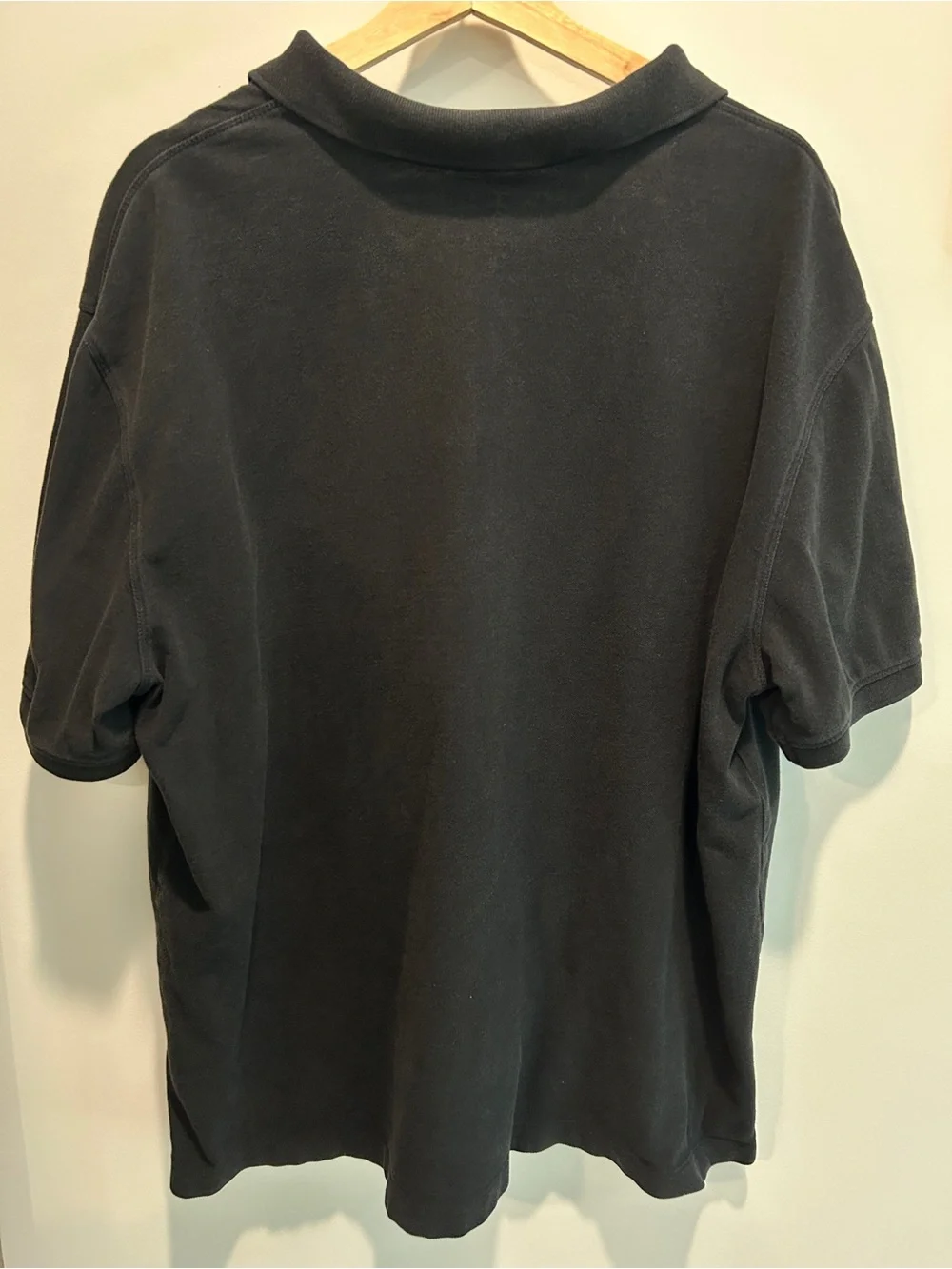 Banana Republic Factory Men’s XXL Tall Black Pique Polo Shirt 2XLT